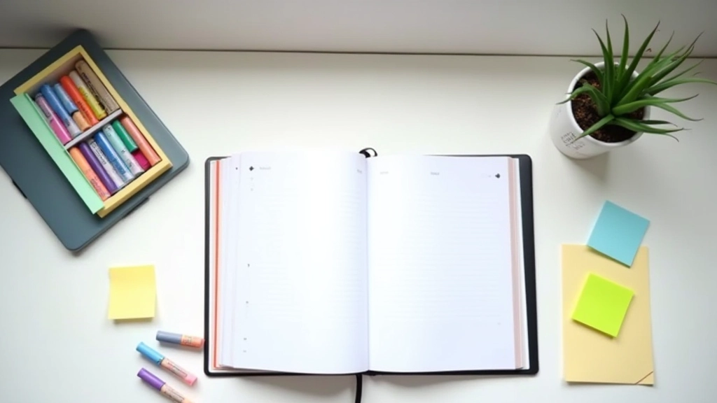 Estrutura visual de um plano de trabalho criativo com horários, espaços e recursos organizados